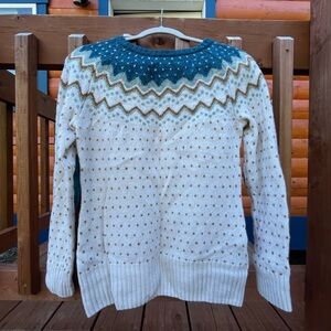 Fjallraven 100% Wool Knit Sweater